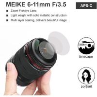 Lens MEIKE 6-11mm F3.5 Fish eye Manual For Canon EF