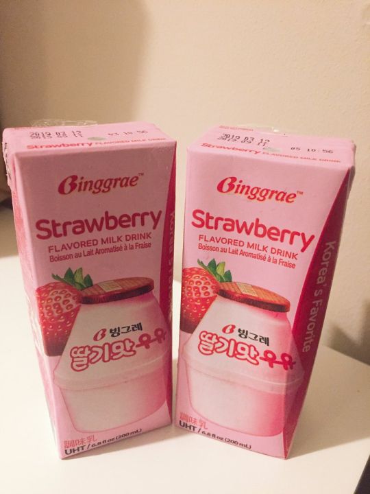 นมสตอเบอร์รี่เกาหลี-bingrae-strawberry-flavor-milk-200g-1pcs