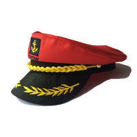 Unisex Boat Caps Adult Nautical Headwear Boat Captain Hats Military-style Hats Sailor Suit Hats