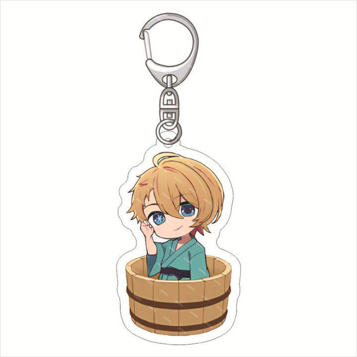 oshi-no-ko-keychain-anime-keyring-acrylic-cute-bag-pendant-kimono-hoshino-ai-ruby-arima-kana-gift