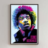 โปสเตอร์ Jimi Hendrix ภาพขนาด 33X48 cm