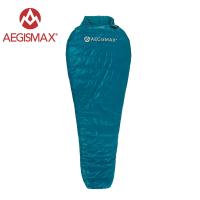 AEGISMAX Outdoor Camping Ultralight Mummy 95 800FP Goose Down ถุงนอนฤดูใบไม้ผลิฤดูใบไม้ร่วงฤดูหนาวเต็นท์น้ำหนักเบาถุงนอน