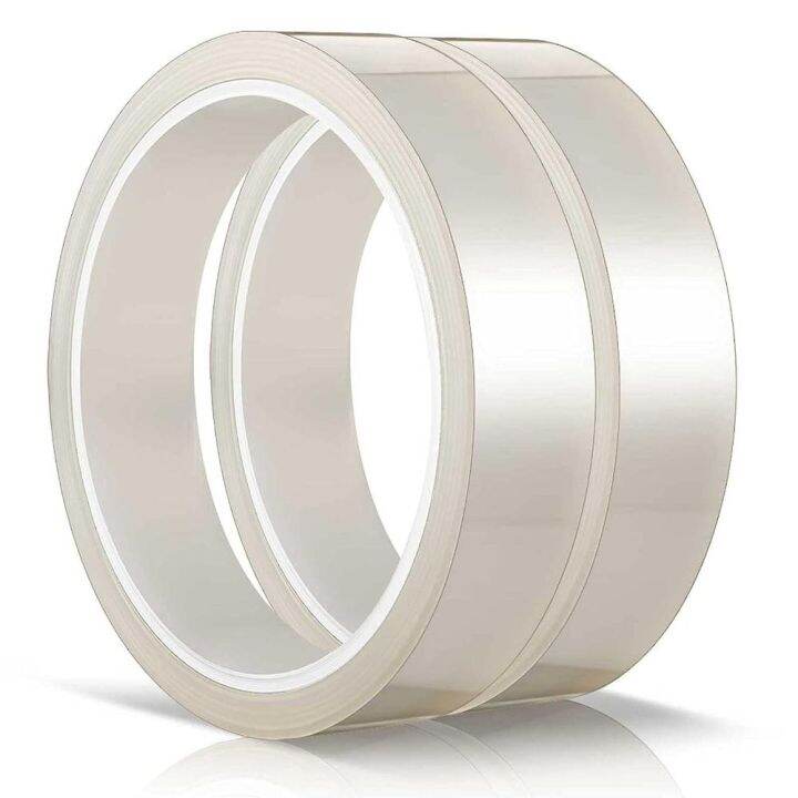 TLLKMM 2 Rolls 20mm X 30y Heat Tape Clear Heat Transfer Tape Wide use