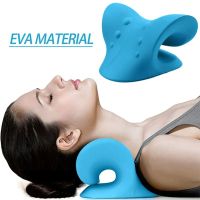 1PCS Neck Shoulder Stretcher Relaxer Cervical Chiropractic Traction Device Pillow for Pain Relief Cervical Spine Alignment Gift Pillows  Bolsters