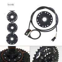 HERWK สกู๊ตเตอร์สีดำ5/8/12 S Ebike คันเหยียบจักรยานเสือภูเขาผู้ช่วยเซ็นเซอร์จักรยานอะไหล่แต่งระบบ PAS เซนเซอร์ความเร็ว