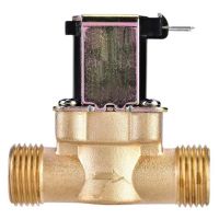 ☏ Water Valve Switch G3/4 Inch Brass Solenoid Valve For Water Heater