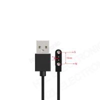 ‘；【= High Quality 2Pin 4Mm 7.62Mm Magnetic Charger Cable USB 2 Pin 2.84Mm Chargers For 99% Universal Smart Watch Smart Band Bracelet