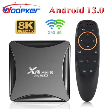 Compre X88 Pro 13 4GB+64GB 8K Ultra HD TV Box Mini Android 13.0