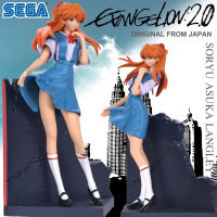 Model โมเดล ของแท้ 100% Sega Rebuild of Evangelion รีบิวด์ ออฟ อีวานเกเลียน มหาสงครามวันพิพากษา Asuka Langley Soryu โซริว อาสึกะ แลงเลย์ EX School Uniform ชุดนักเรียน Ver Original from Japan Figure ฟิกเกอร์ Anime อนิเมะ การ์ตูน มังงะ คอลเลกชัน manga