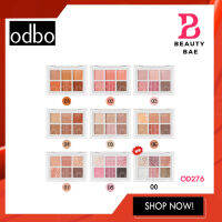 ODBO SIGNATURE EYESHADOW PALETTE OD276โอดีบีโอ อายแชโดว์ ซิกเนเจอร์ พาเลท 6 สี เม็ดสีแแน่น ติดทนนาน