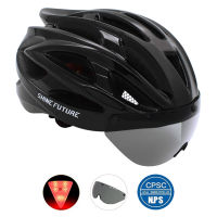 Bicycle Helmet Cycling Helmet Bike Helmet MTB helmet Bicycle headset Bike accessories with Removable Lens for menfemalewemen