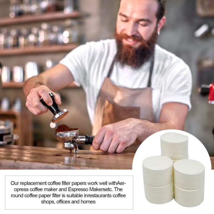 【Ready Stock】51/53/58mm Coffee Powder Bowl Filter Paper Round Secondary