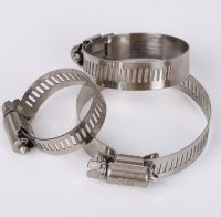 2Pcs 8mm 108mm Stainless steel 304 hose clamps card hoops duct Tube clamp Hoop pipe exhaust duct Water canal Gas vas fixing