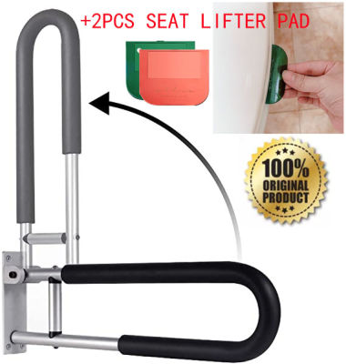 【Ready Stock+Shipping in 24hours】Handicap Grab Bars Rails Toilet Handrails Bathroom Safety Bar Hand Support Rail Handicapped Handrail Accessories For Seniors Elderly Disabled Mounted Bath Grips wub