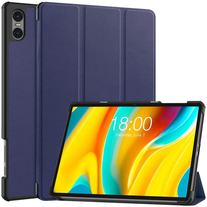 สำหรับ-teclast-t50-pro-11นิ้ว-t50-teclast-2023-tri-fold-casing-tablet-สำหรับ-teclast-t50-pro-11-เคสฝาเปลือกแข็งล้อ