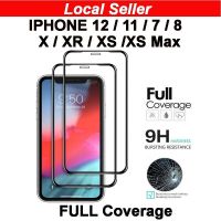 (ครอบคลุมเต็มรูปแบบ) กระจกนิรภัยกันรอยหน้าจอ แบบเต็มจอ สําหรับ IPhone 12 Pro Max Mini 11 Pro Max X XS Max XR 7 8 Plus