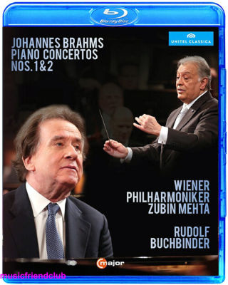 Complete works of Brahms Piano Concerto buhbind Zubin Mehta (Blu ray BD25G)