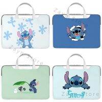 1 Lilo &amp; Stitch กระเป๋าแล็ปท็อปเคสโทรศัพท์ Lenovo Matebook 13 14 15.6 16 17In การ์ตูนกันน้ำหนังกระเป๋าถือ