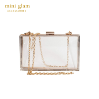 Miniglam Crystal Clear Clutch กระเป๋ากล่องคลัชท์อะคริลิคใส