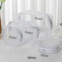 Superior Home Shop 1Pc/4 Pcs PVC Womens Large Capacity Transparent Makeup Bag Set Portable Storage Bag