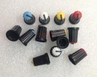 【CW】 60pcs D axis half rotary potentiometer encoder knob cap / audio volume switch instrument adjustment caps hole 6mm