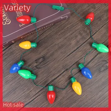 Christmas hot sale bulb necklace