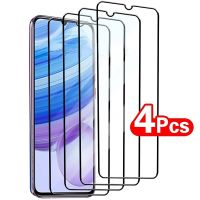 ☽ 4Pcs Tempered Glass For Xiaomi Redmi 9 9T 9AT 9C 10 8 8A 7 7A Protective Glass For Redmi Note 10 9 5G 8 Pro Max 10S 9T 9S 8T