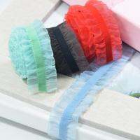 LazaraHome 6x Headband Hairband DIY Supply Lace Ribbon Chiffon Elastic Ribbon Decors