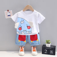 Fashion Kids Baby Boys Cotton Clothing Sets Toddler Infant Tee Shirts + Shorts Children Wears T-shirt + Pants Outfits Suits 1 2 3 4 Years