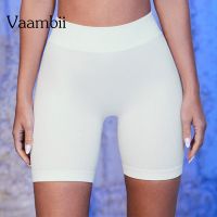 【Hot Sale】embellishembellish2022กางเกงขาสั้นฟิตเนส RibbedShorts Women 39; S High Stripclothing For Women