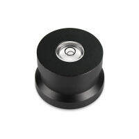 2 in 1 อะแดปเตอร์ 45 RPM + ระดับน้ำ (Black) สำหรับ เครื่องเล่นแผ่นเสียง