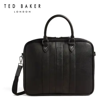  Ted Baker London JOSHER Recycled PU Flight Bag, Black