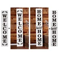 3pc 30*17.6cm WELCOME Painting Template DIY HOME Sweet HOME Layering Stencils Scrapbook Coloring Embossing Album Decor Reusable Rulers  Stencils