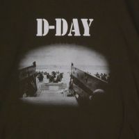 D-Day เหมาะแก่การสีเขียวทหาร6-6-1944สำหรับผู้ชายเสื้อยืดคอกลมแขนลำลองขาสั้นคุณภาพสูงพิมพ์ลายแฟชั่นเสื้อผ้าฝ้าย100% ฤดูร้อนคอกลมเสื้อคอกลมมียี่ห้อสำหรับ2023