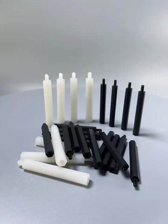 M2 M2.5 M3 M4 White Black Nylon Standoff Hex Column Support PCB Pillar