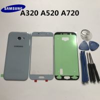 【♘COD Free Cas♘】 diyi45718 A7 A520 A5 Samsung Galaxy A3 A320 A720เคสกระจกด้านหลังโทรศัพท์ที่คลุมด้านหลังเก้าอี้เลนส์กระจกหน้าประตู