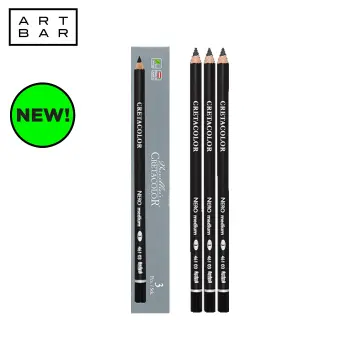 Cretacolor Nero Deep Black Pencil - Medium