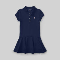 Polo Ralph Lauren Kids DRESS ชุดเดรสเด็ก Girls 2T-4T รุ่น CWPODRSO3D20145 สี 410 FRENCH NAVY