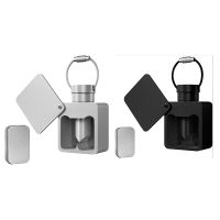 Aluminum Alloy Waterproof Sealed Bin Pill Separator Pill Cutter Pill Box,Portable Pill Slicer Pill Storage