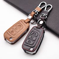 ✘✸ Carbon Fiber Car Flip Key Case Cover For Hyundai Elantra Solaris Tucson i30 i35 i40 KONA Genesis Santa Fe Azera Holder Shell