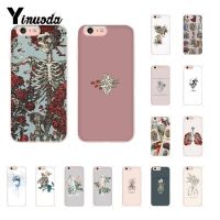 【เคสโทรศัพท์ Qiqi 】เคสโทรศัพท์ลายหัวกะโหลกสวยงามแบบใหม่สำหรับ Iphone 13 8 7 6 6S Plus 5S SE XR X XSMAX 10 11 11pro 11Promax