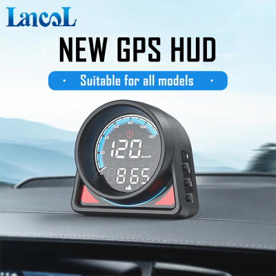 A430G GPS Head Up Display ระบบเฮดอัพดิสเพลย์แบบอัตโนมัติมาตรวัดความเร็วมาตรวัดความเร็วรถยนต์พร้อมนาฬิกาอัจฉริยะไดรฟ์ระยะทางสัญญาณเตือนภัยอุปกรณ์อิเล็กทรอนิกส์