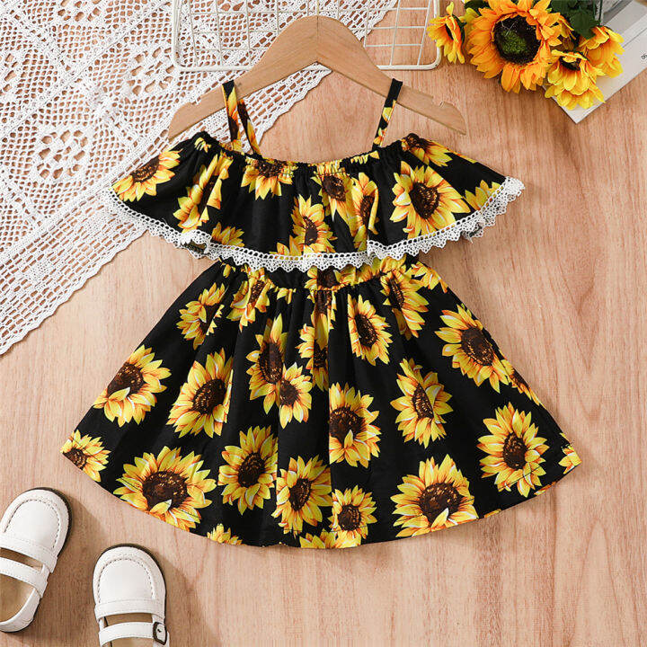 sunflower dress baby