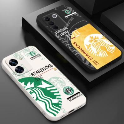 เคสเคสมือถือ Hp Huawei P30 Lite Nova 5T Nova 3i Nova 7i Y6P Y7A Y6 Pro Y7 Pro 2019 Y9S การออกแบบตัวอักษรเท่ Starbucks ปลอกเคสซิลิโคนนิ่ม Caiweiqi