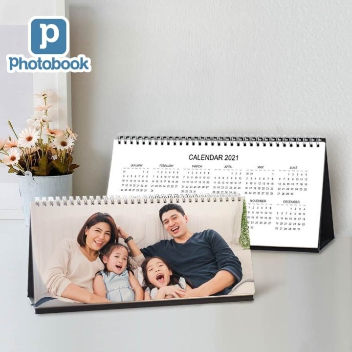 photobook-ปฏิทินตั้งโต๊ะ-ทำด้วยรูปของคุณ-ตกแต่งเอง-11x5-นิ้ว-ของใช้ในบ้าน-ของแต่งบ้าน-28-หน้า