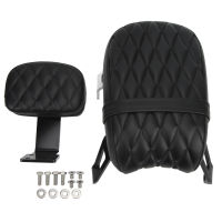 Black Passenger Seat Backrest 2882853 VBA Motorcycle Rear Seat Backrest Pad Replacement for Indian Scout Bobber