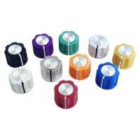 、’】- 5Pcs Dia16x12 Aperture 6.4Mm Effector Volume Knob Guitar Power Amplifier Knob CD Volume Knob