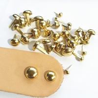 100Pc Mushroom Luggage Parts Rivet Bag Accessories Manual Metal Bag Bottom Nail Foot Nail Diy Parts Alloy Two-legged bucket nail