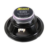 ดอกลำโพงกลางเบส ขอบโฟม Nanova ขนาด 8” 150W รุ่น D-835 (ราคาต่อดอก) เสียงดี Made in Thailand