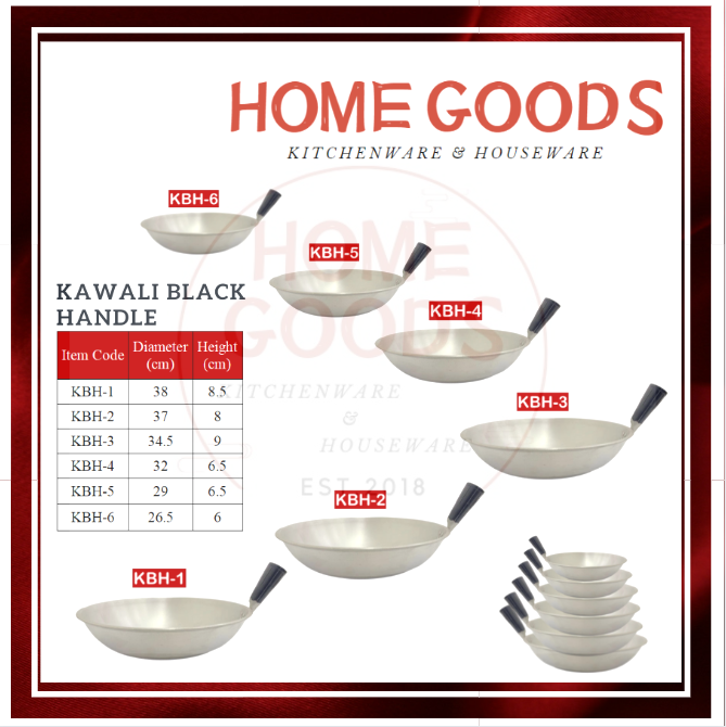 HOMEGOODS [1PC] High Quality KSH1KSH6 Kawali Single Handle Pan